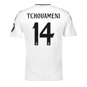 Real Madrid Aurelien Tchouameni #14 Domaci Dres 2024-25 Kratak Rukavima